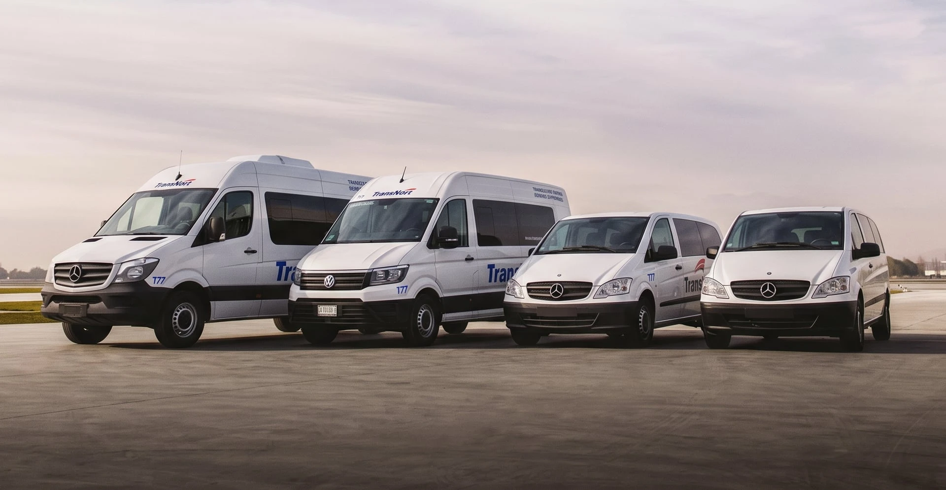 Vans de la flota TransNort